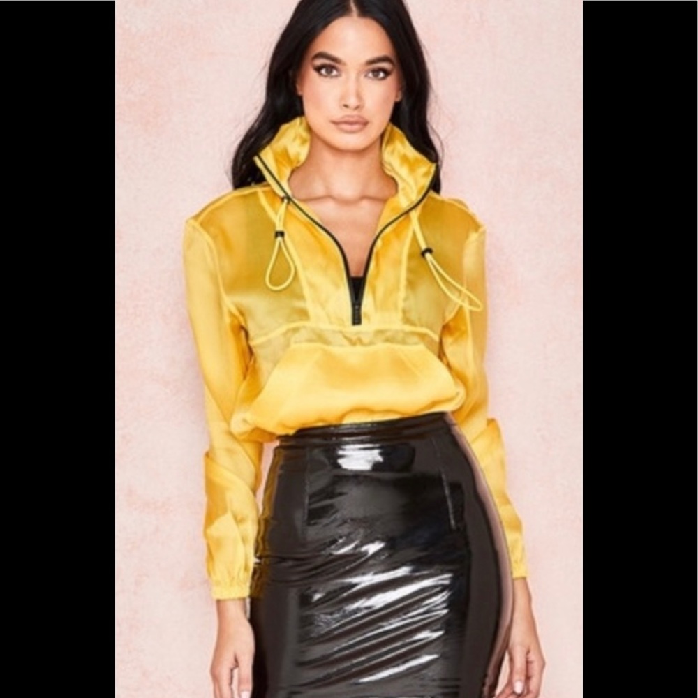 House of CB nylon zip up jacket